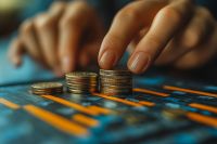 © CreativeIMGIdeas - stock.adobe.com Foto: Hand und Münzstapel